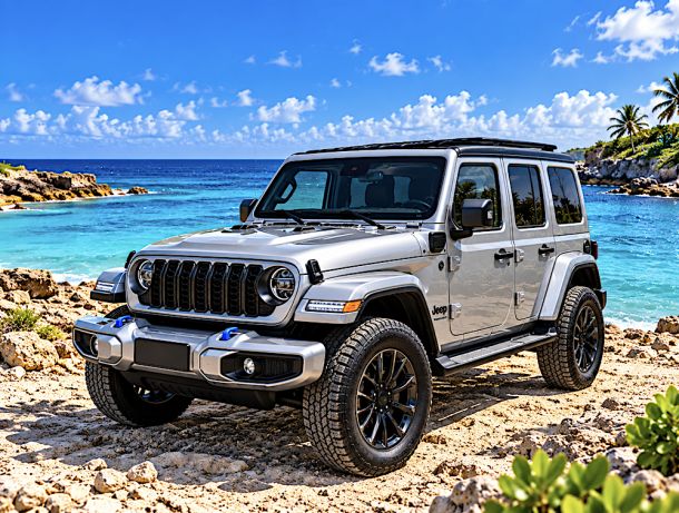 JEEP WRANGLER Hybride benzine Cabrio met elektrisch Sunroof Unlimited 4xe 380  GR